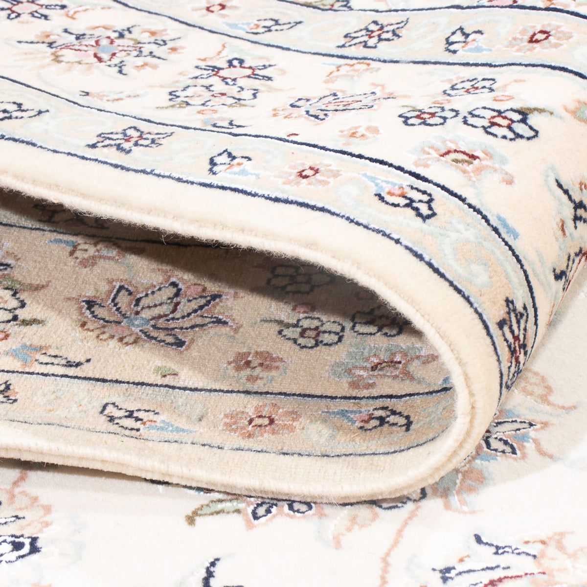 Persisk tæppe - Nain - Premium - 164 x 111 cm - creme