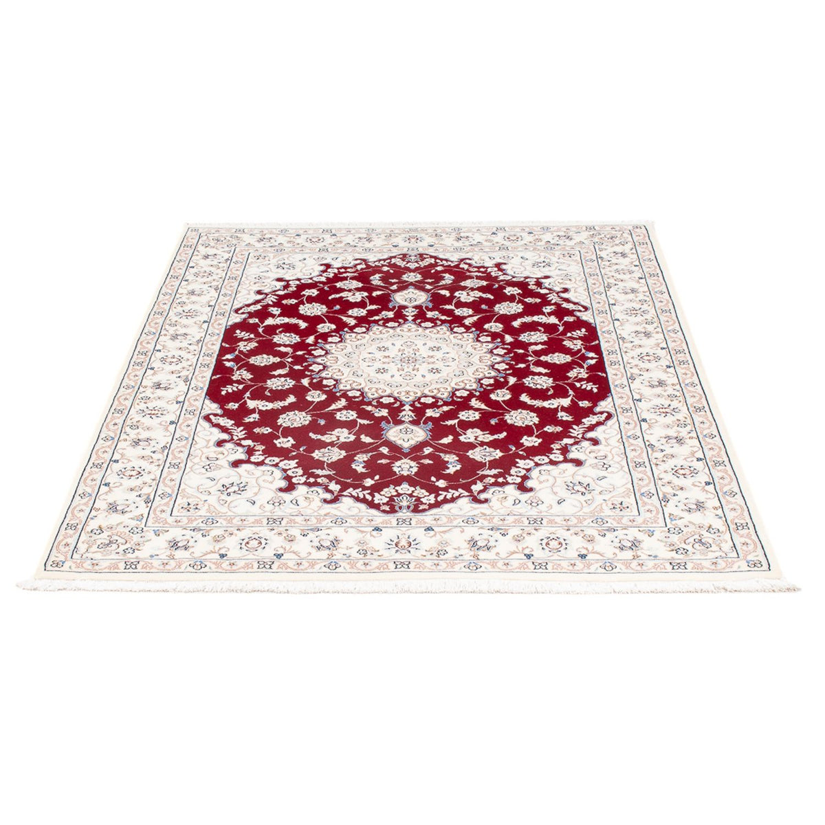 Persisk tæppe - Nain - Premium - 157 x 110 cm - rød