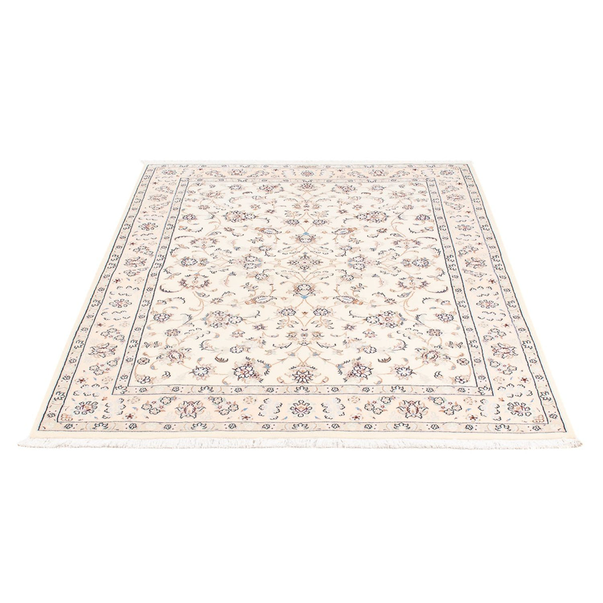 Persisk tæppe - Nain - Premium - 158 x 108 cm - creme