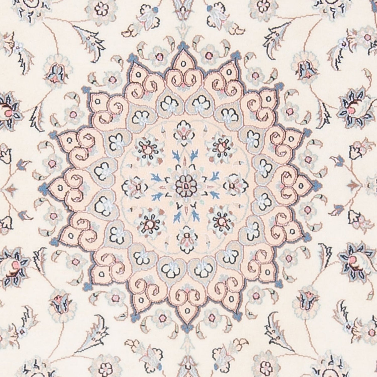 Persisk tæppe - Nain - Premium - 165 x 108 cm - creme