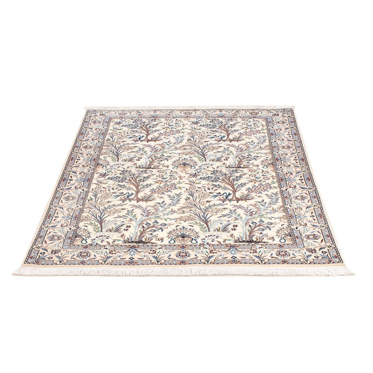 Persisk tæppe - Nain - Premium - 153 x 104 cm - creme