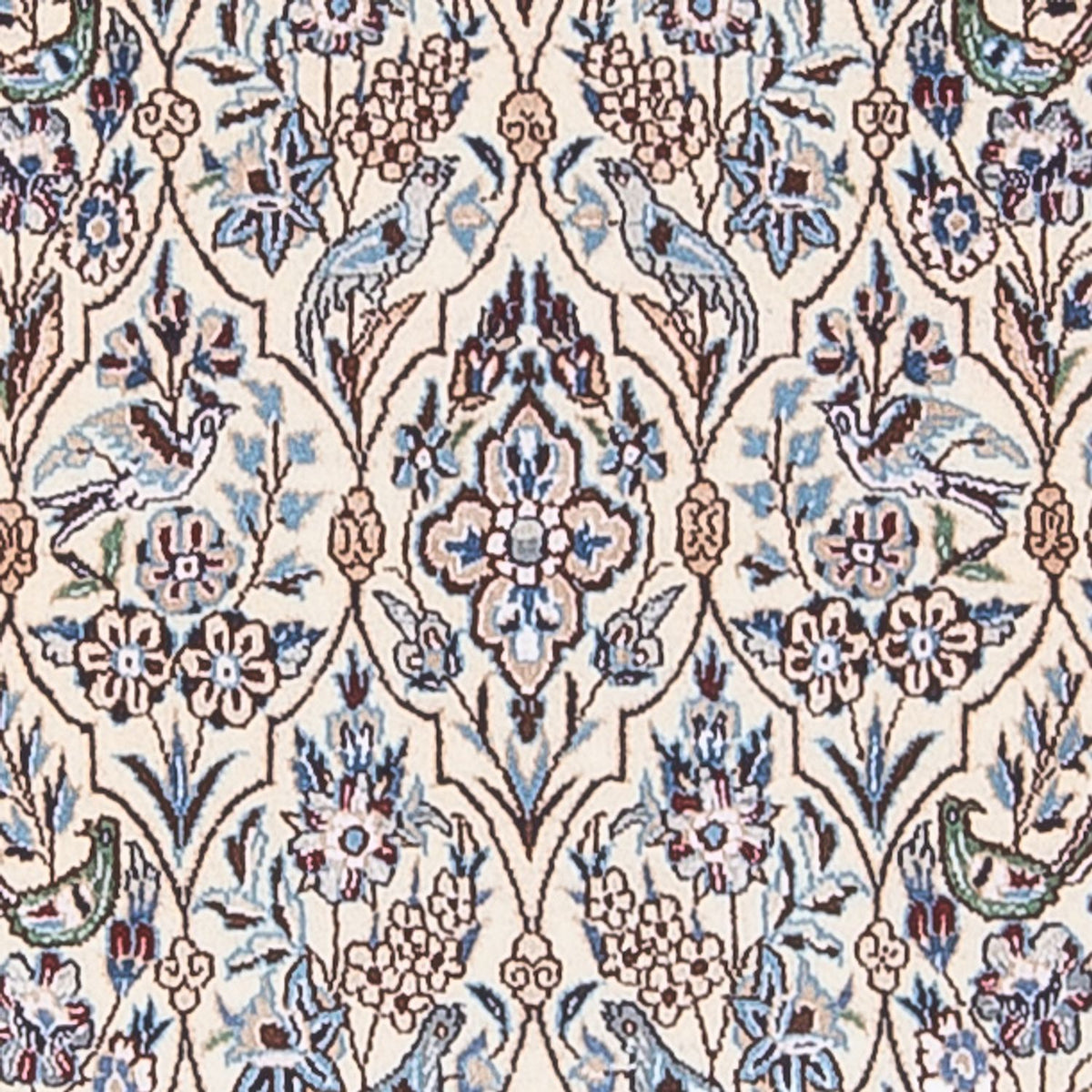 Persisk tæppe - Nain - Premium - 145 x 71 cm - mørk beige