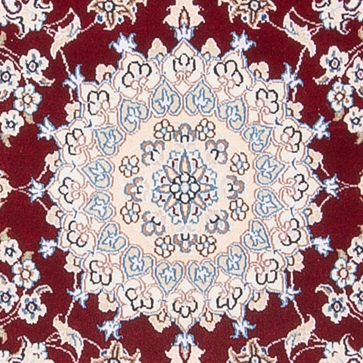 Persisk tæppe - Nain - Premium - 120 x 80 cm - rød