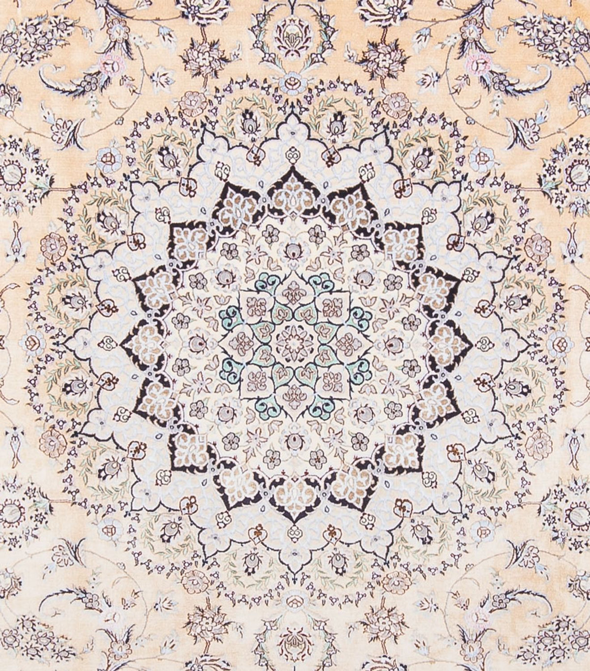 Persisk tæppe - Nain - Premium - 361 x 252 cm - laks
