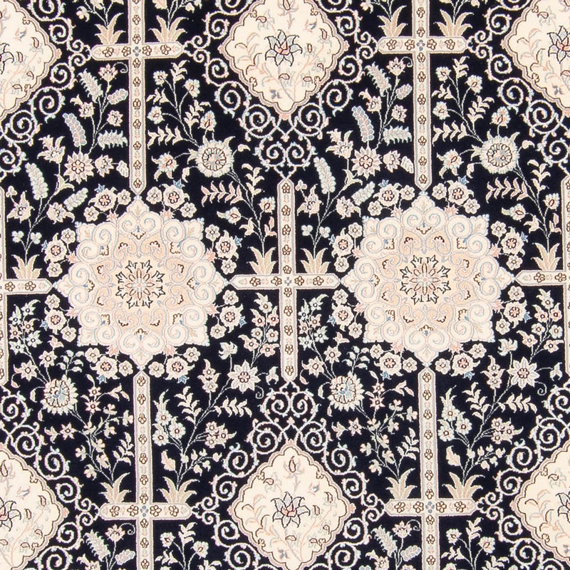 Persisk tæppe - Nain - 263 x 245 cm - mørkeblå