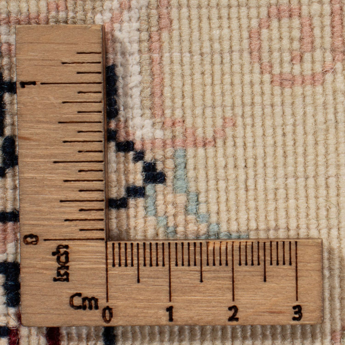 Persisk tæppe - Nain - 263 x 245 cm - mørkeblå