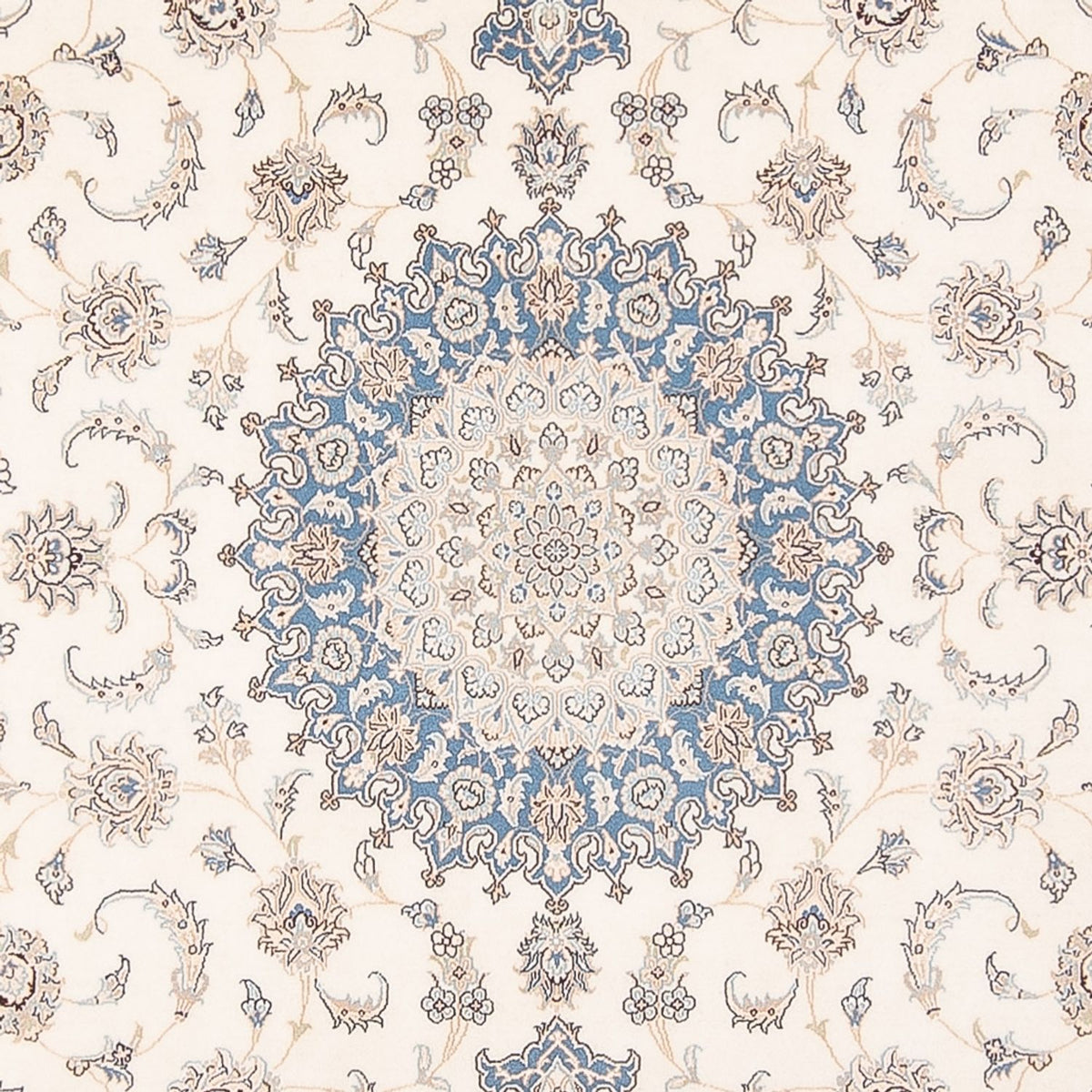 Persisk tæppe - Nain - Premium - 292 x 200 cm - creme