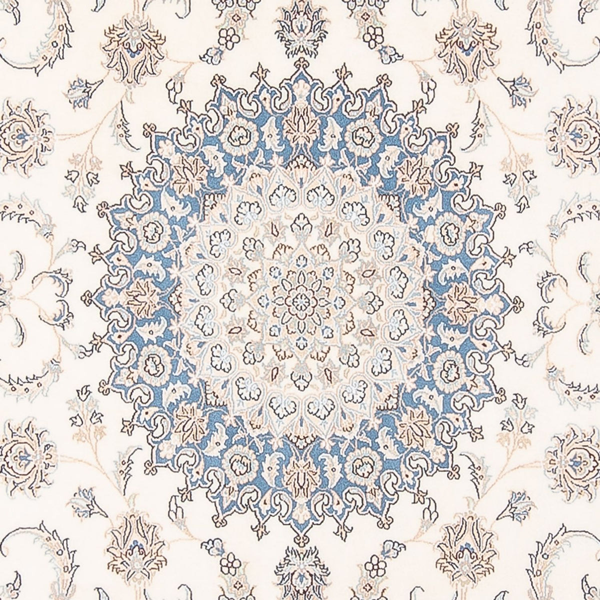 Persisk tæppe - Nain - Premium - 298 x 200 cm - creme