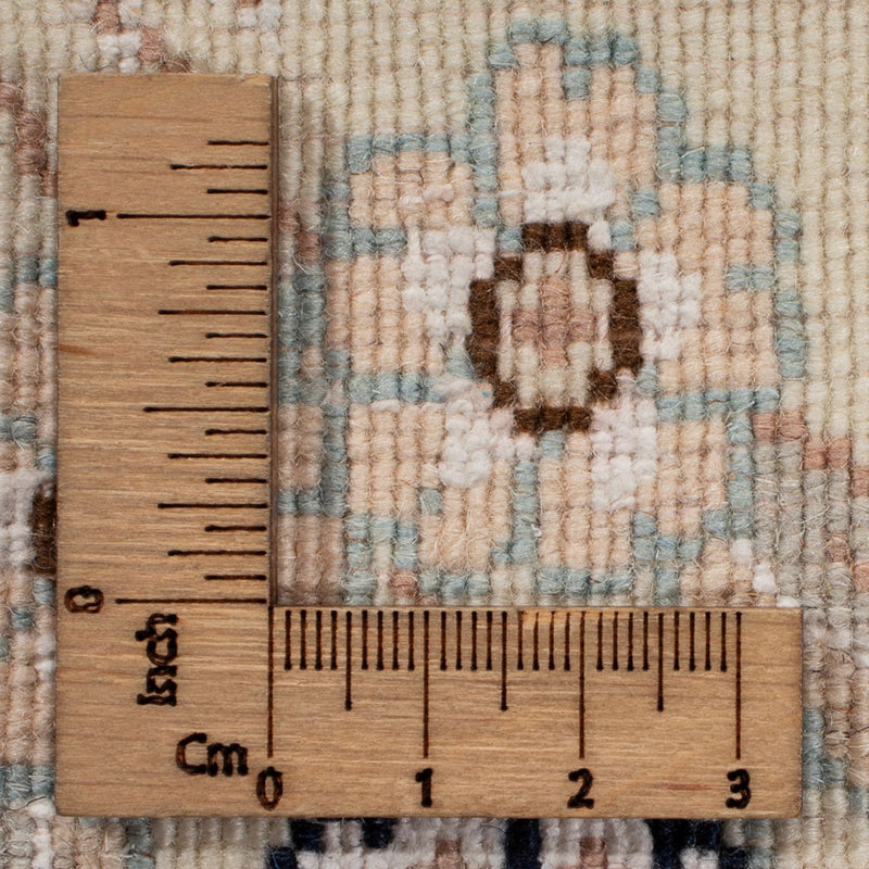 Persisk tæppe - Nain - 280 x 227 cm - mørkeblå