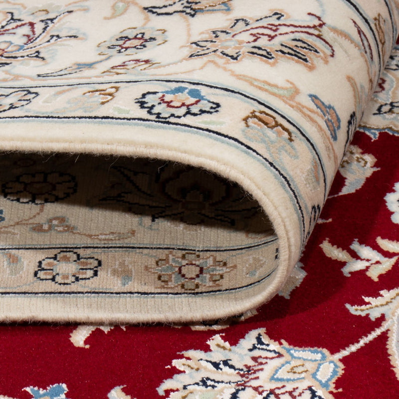 Persisk tæppe - Nain - 242 x 168 cm - rød