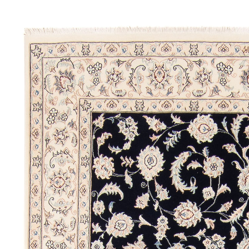 Persisk tæppe - Nain - 235 x 172 cm - mørkeblå