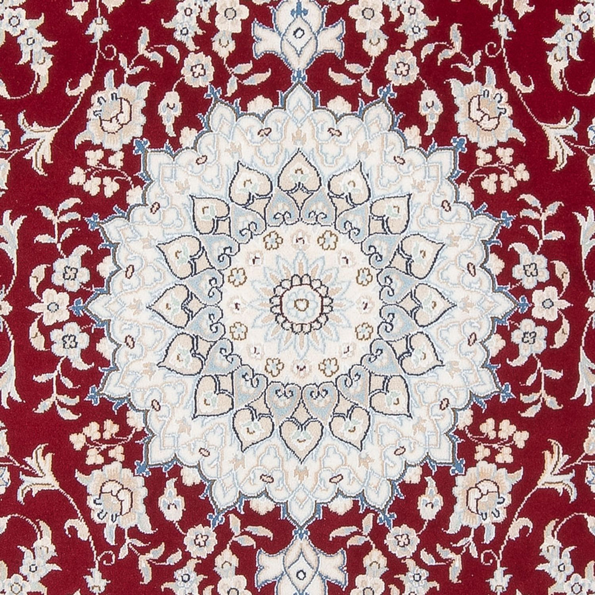 Persisk tæppe - Nain - Premium - 205 x 148 cm - rød
