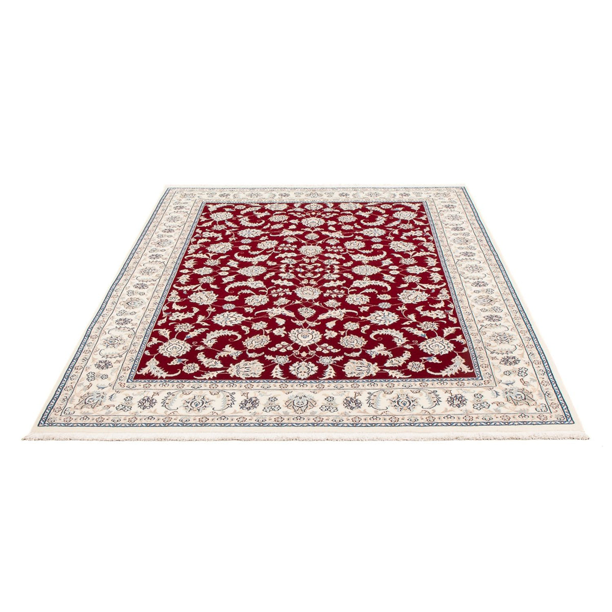 Persisk tæppe - Nain - Premium - 204 x 146 cm - rød