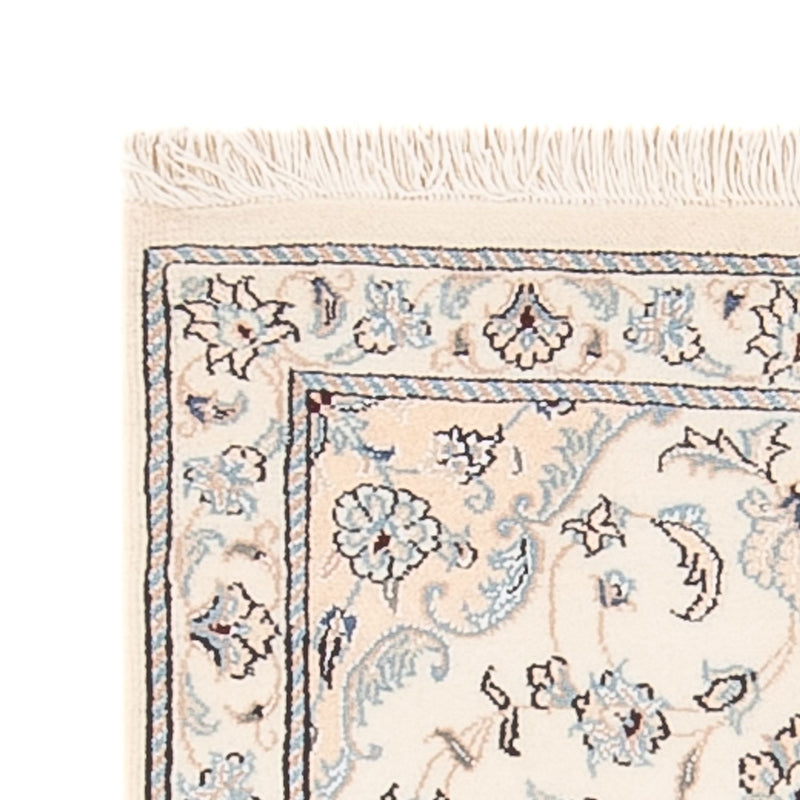 Persisk tæppe - Nain - 95 x 55 cm - creme