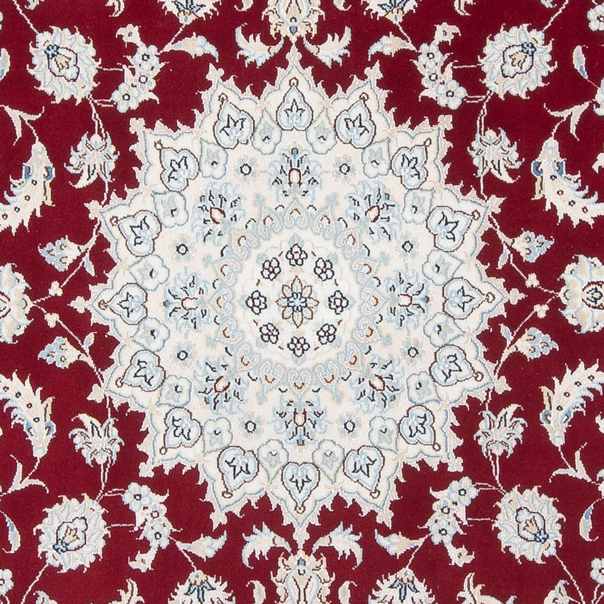 Persisk tæppe - Nain - Premium - 206 x 147 cm - rød