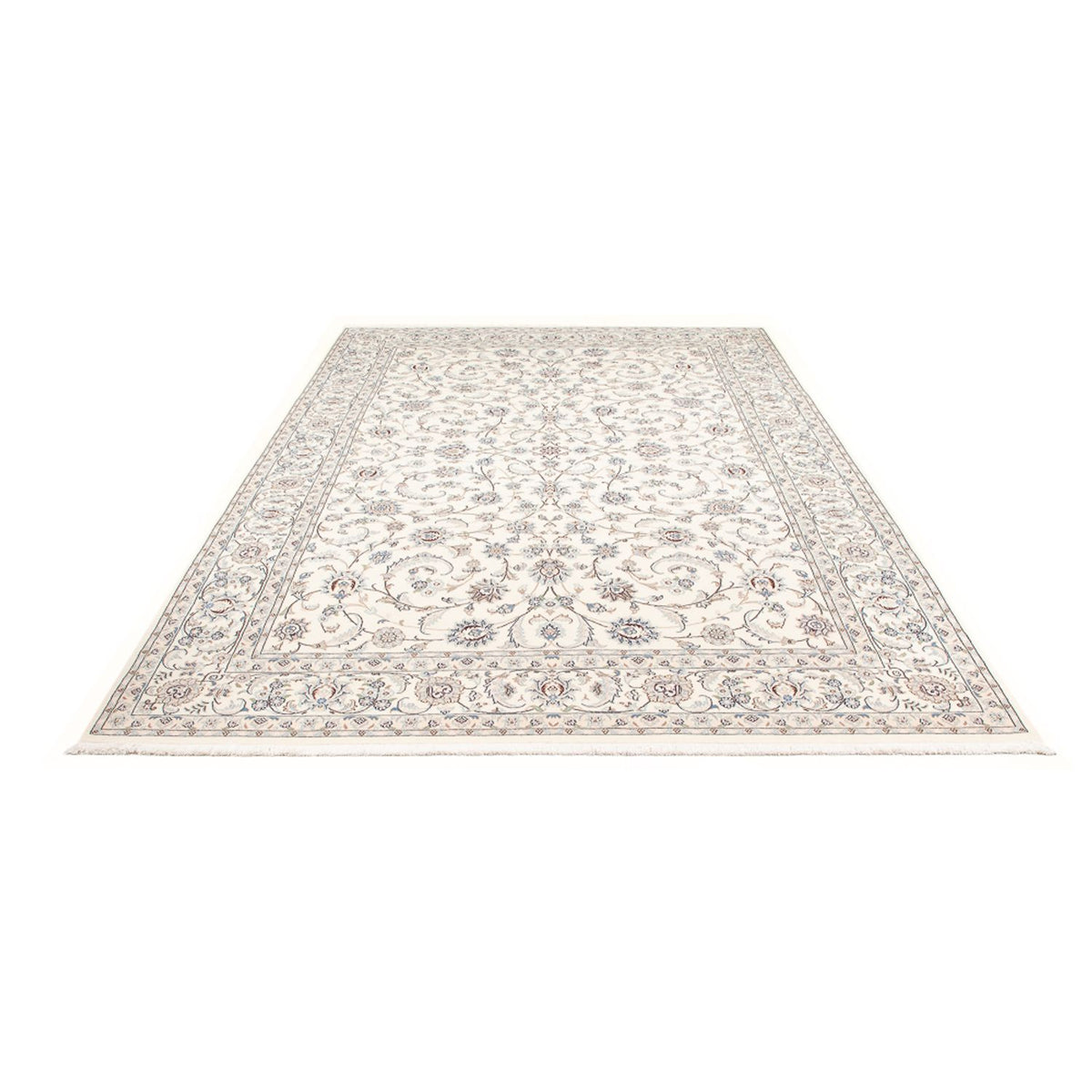 Persisk tæppe - Nain - Premium - 297 x 197 cm - creme