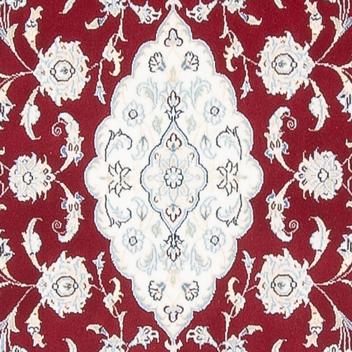 Løber Persisk tæppe - Nain - Premium - 350 x 86 cm - rød