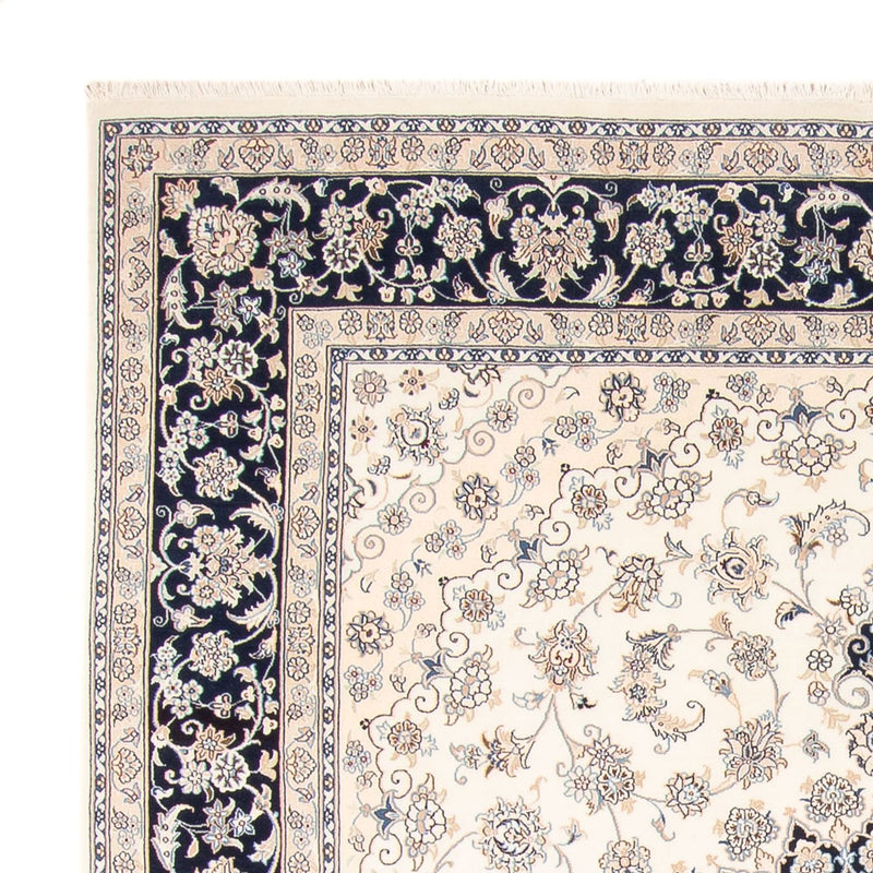 Persisk tæppe - Nain - 265 x 225 cm - creme