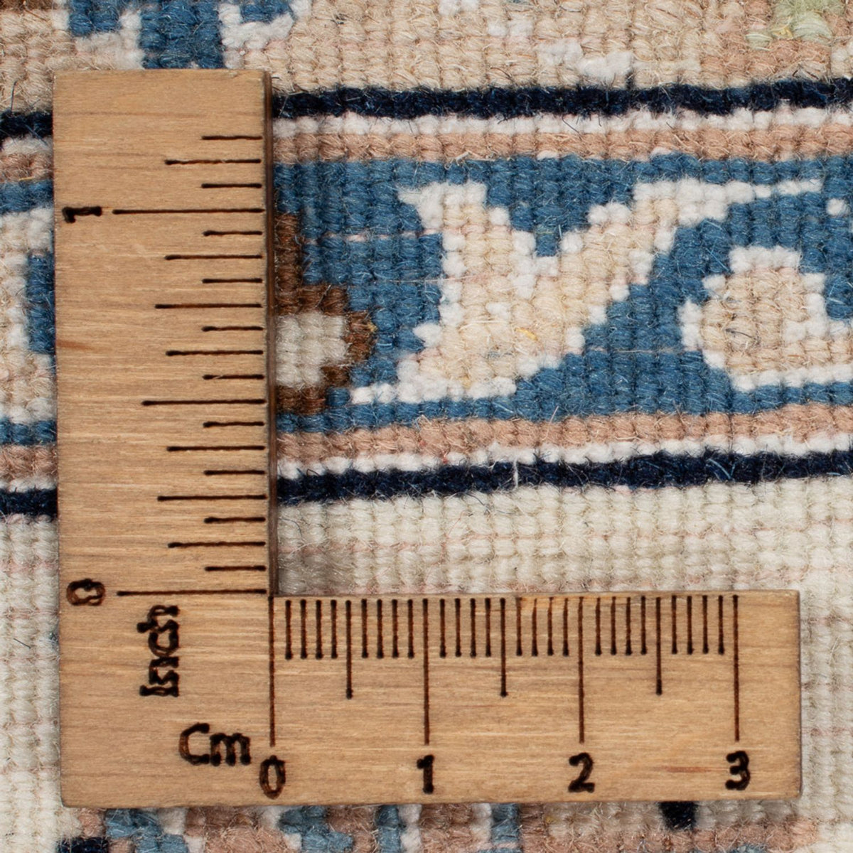 Persisk tæppe - Nain - 265 x 225 cm - creme