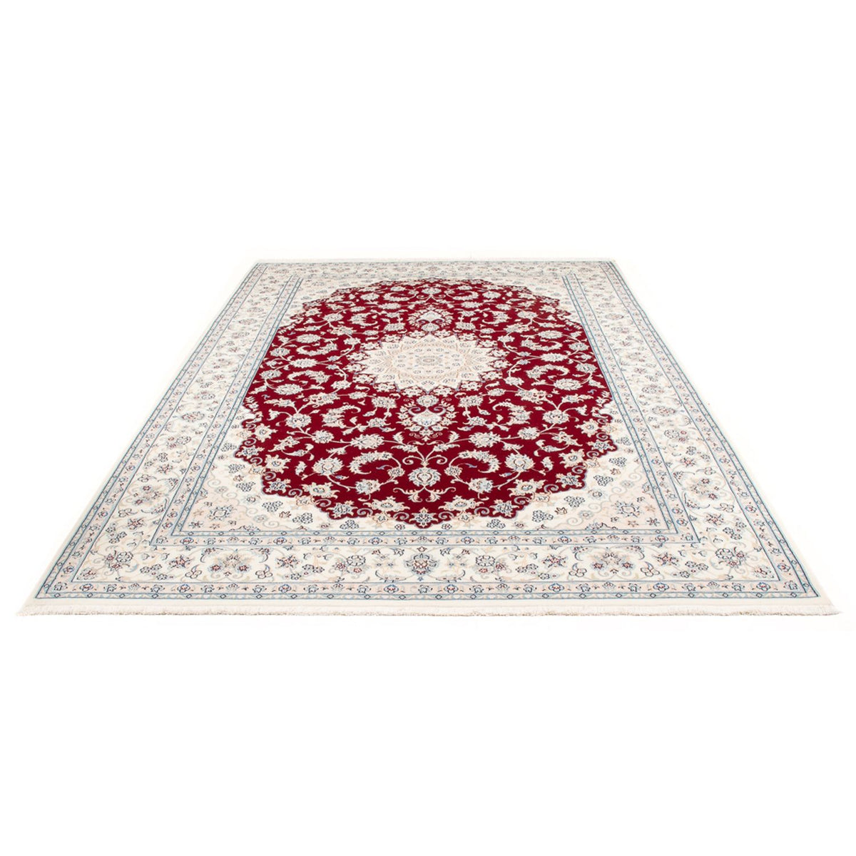 Persisk tæppe - Nain - Premium - 300 x 200 cm - rød