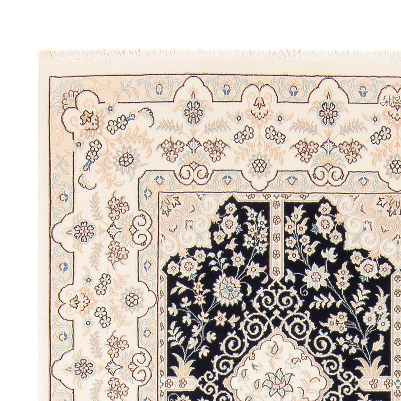 Persisk tæppe - Nain - 233 x 170 cm - mørkeblå