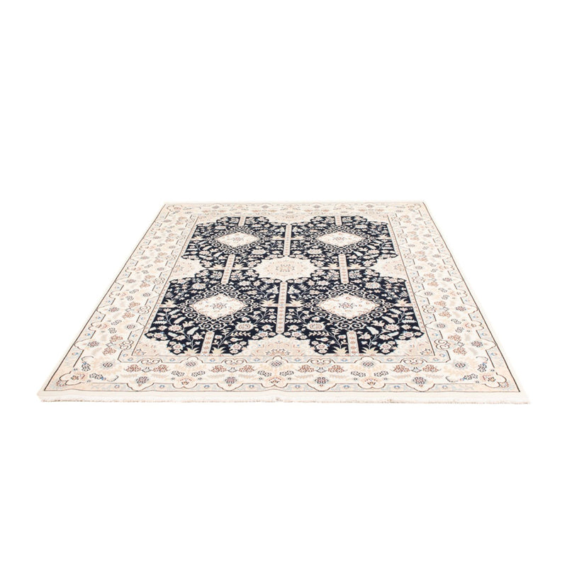 Persisk tæppe - Nain - 233 x 170 cm - mørkeblå