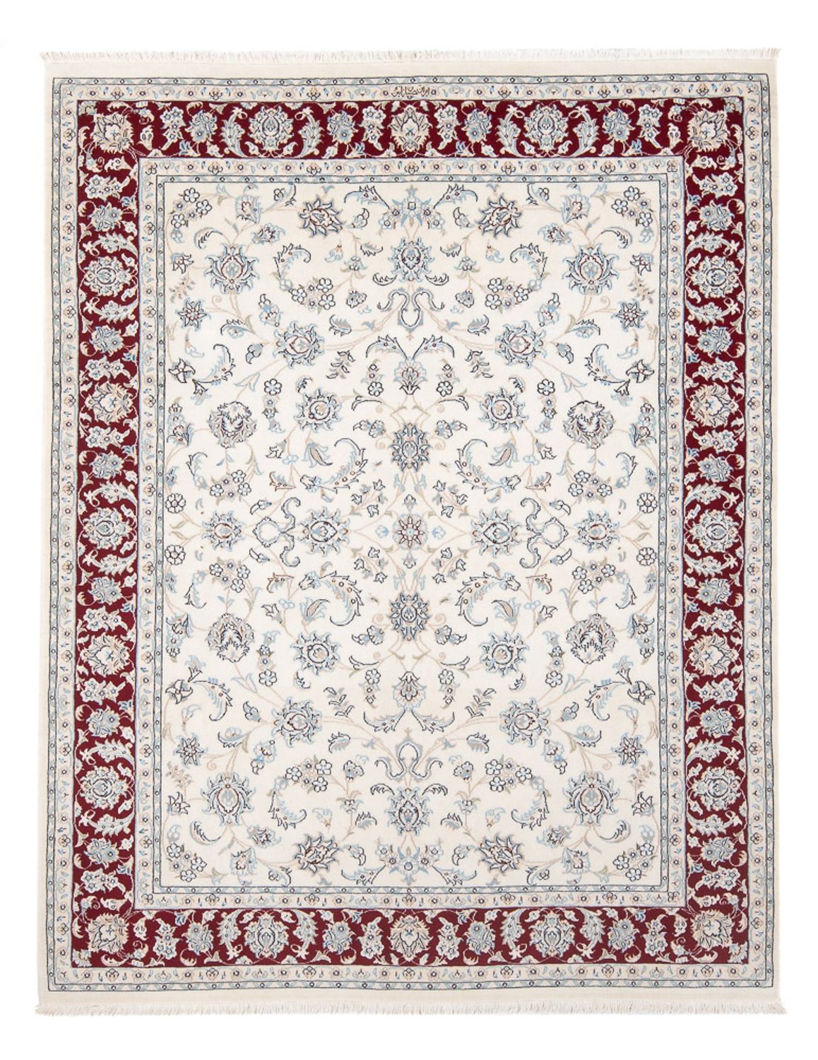 Persisk tæppe - Nain - Premium - 198 x 150 cm - creme