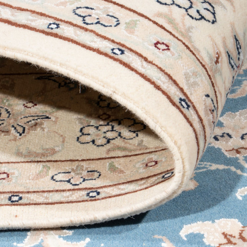 Persisk tæppe - Nain - Royal - 202 x 148 cm - lyseblå