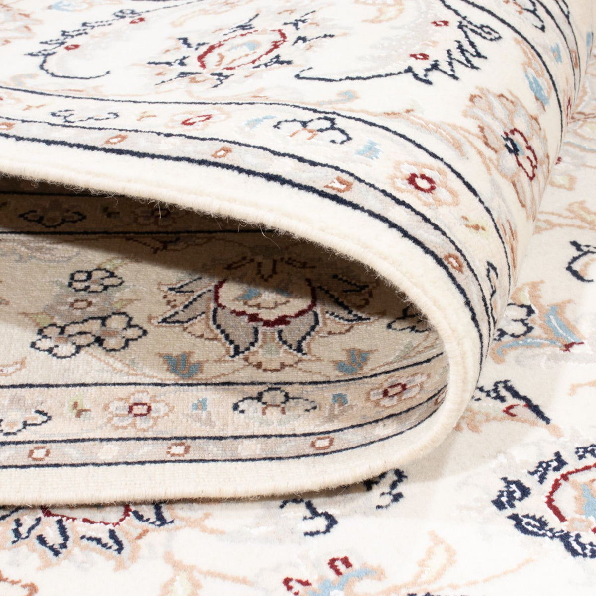 Persisk tæppe - Nain - Royal - 202 x 149 cm - creme