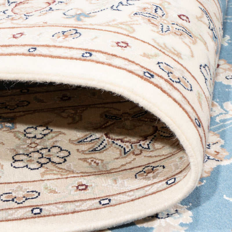 Persisk tæppe - Nain - Royal - 210 x 149 cm - lyseblå