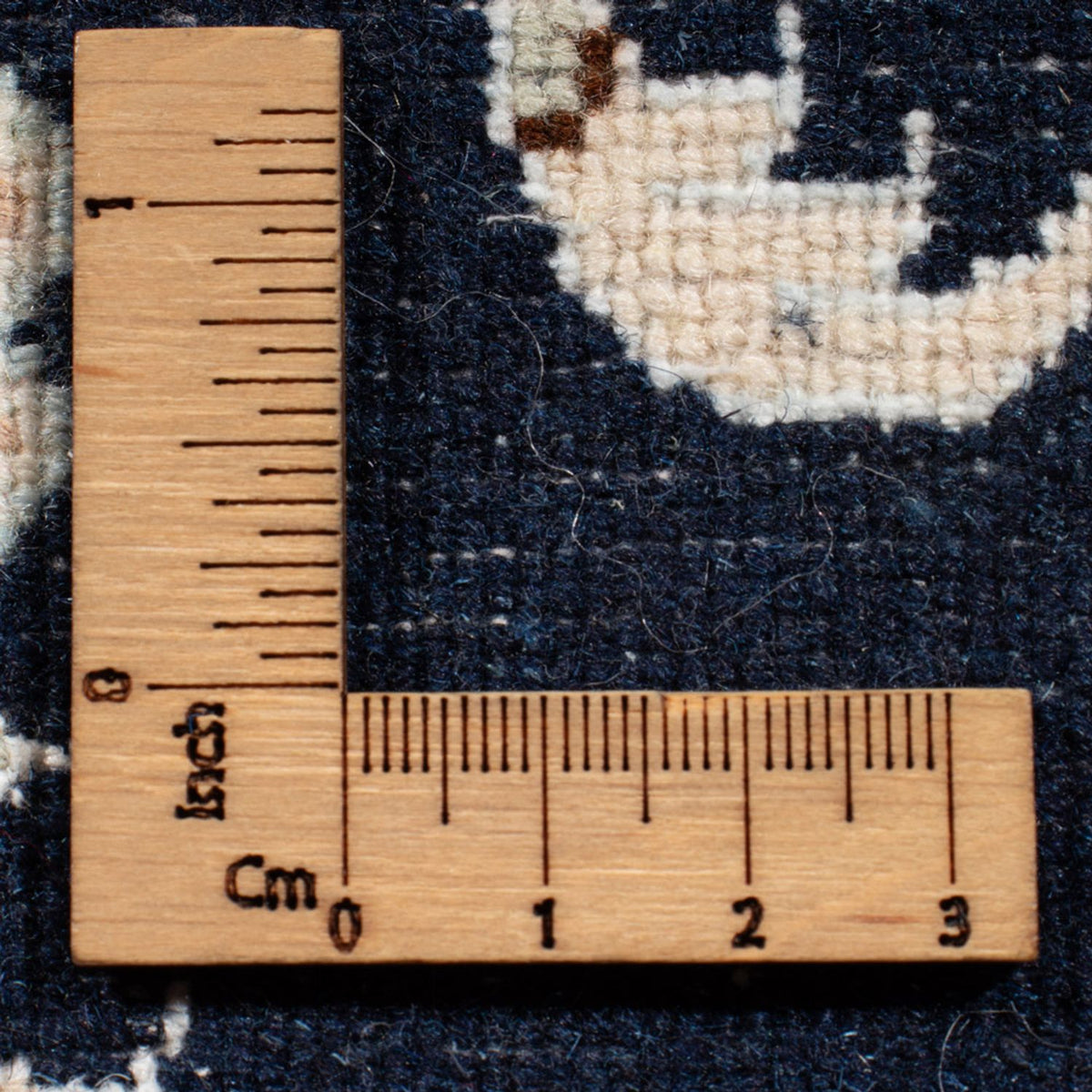 Løber Persisk tæppe - Nain - Royal - 197 x 80 cm - mørkeblå