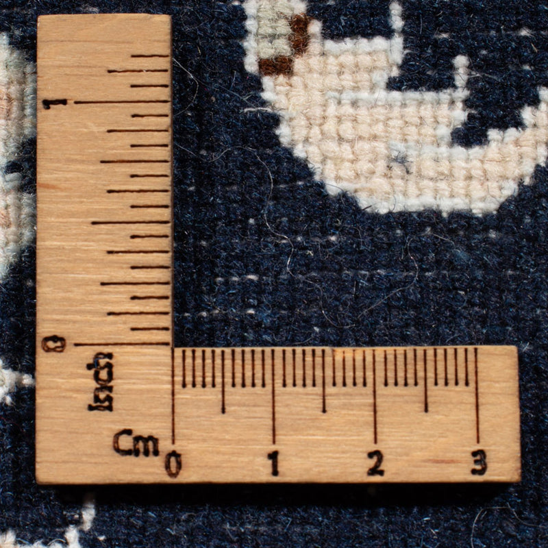 Løber Persisk tæppe - Nain - Royal - 197 x 80 cm - mørkeblå