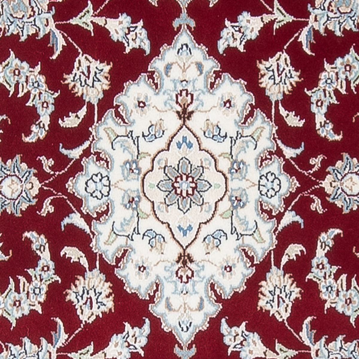 Løber Persisk tæppe - Nain - Premium - 298 x 80 cm - rød