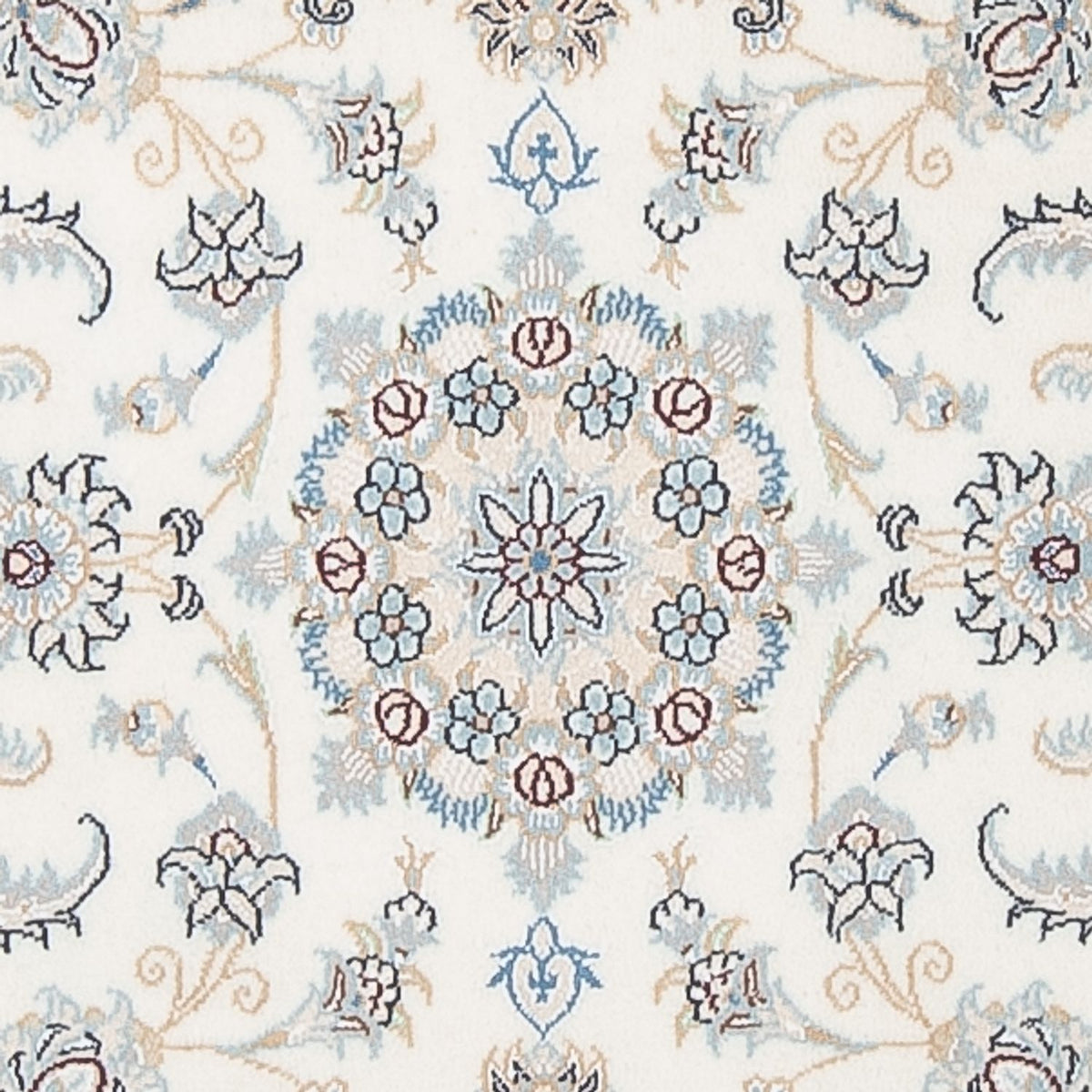 Løber Persisk tæppe - Nain - Premium - 305 x 82 cm - creme