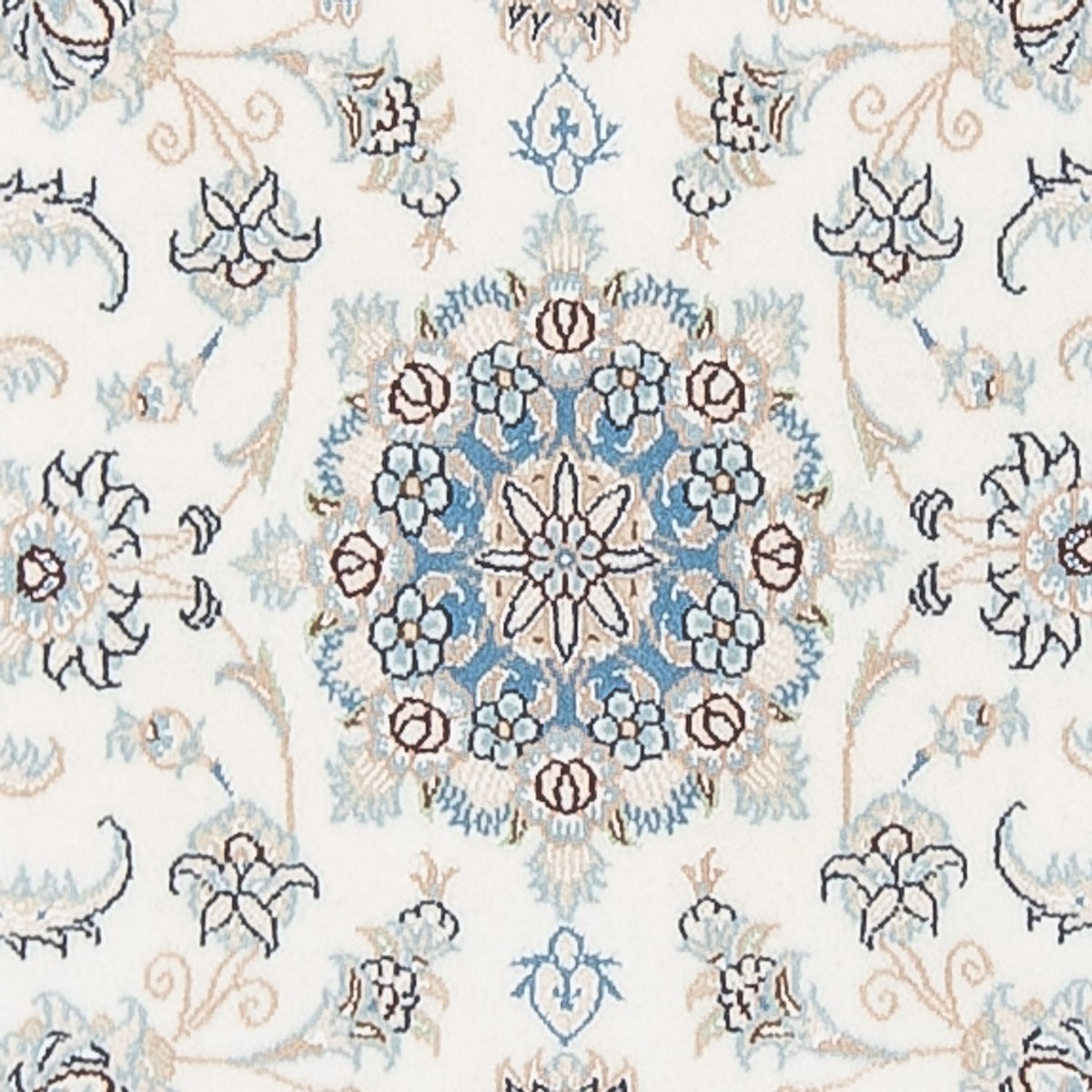 Løber Persisk tæppe - Nain - Premium - 288 x 80 cm - creme