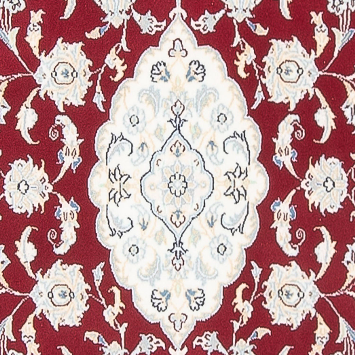 Løber Persisk tæppe - Nain - Premium - 346 x 84 cm - rød