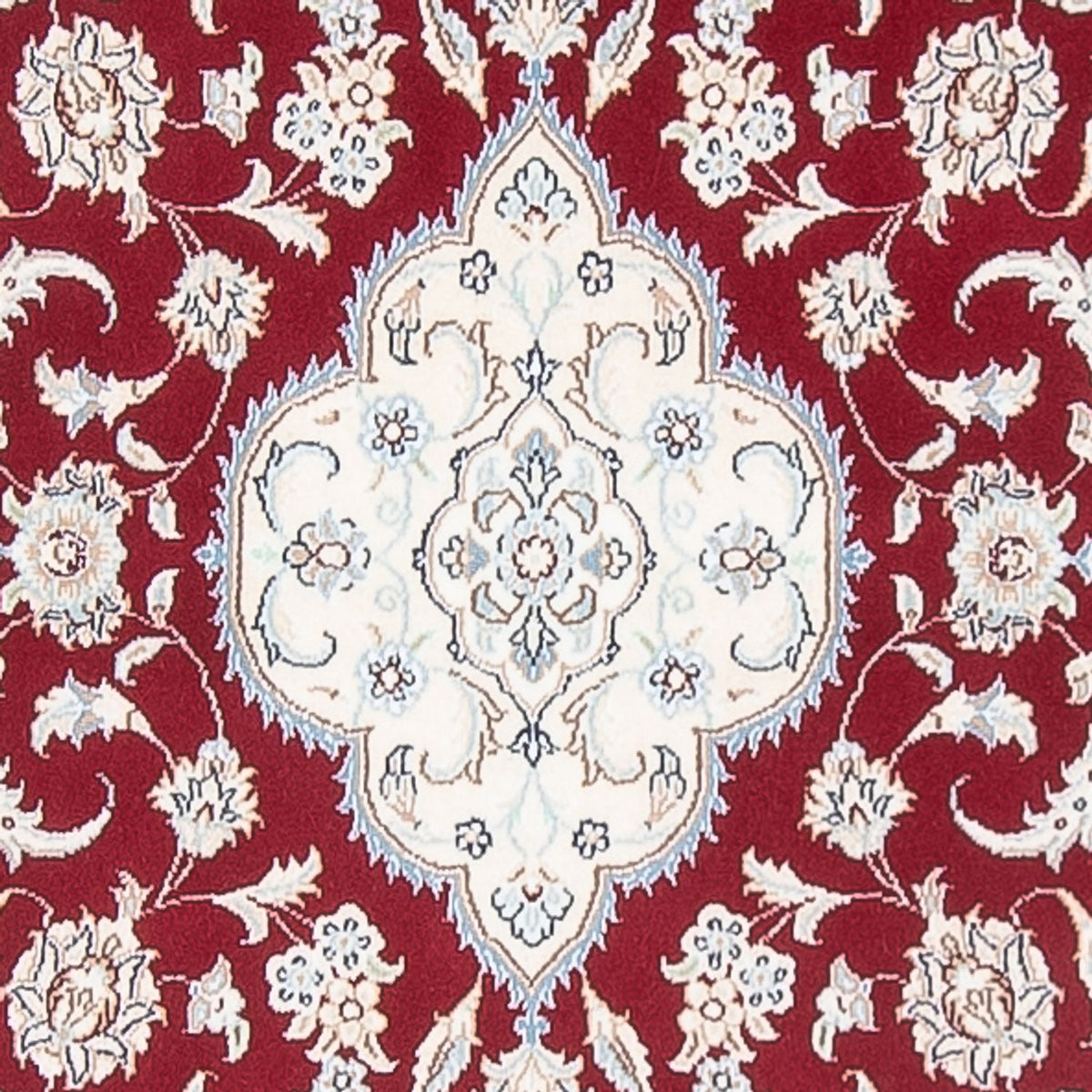 Løber Persisk tæppe - Nain - Premium - 393 x 90 cm - rød