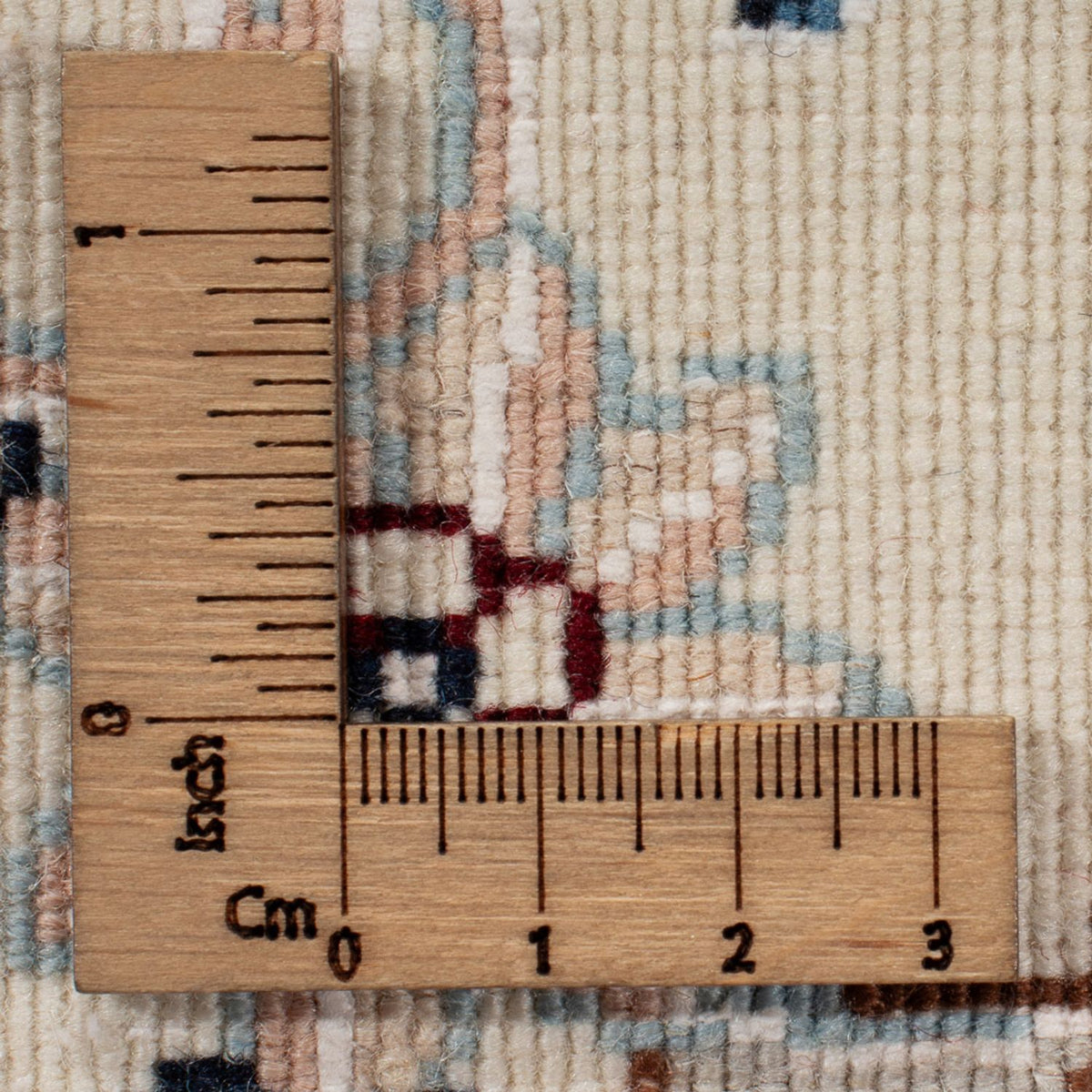 Persisk tæppe - Nain - 263 x 225 cm - mørkeblå