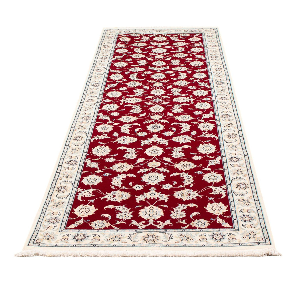 Løber Persisk tæppe - Nain - Premium - 249 x 81 cm - rød
