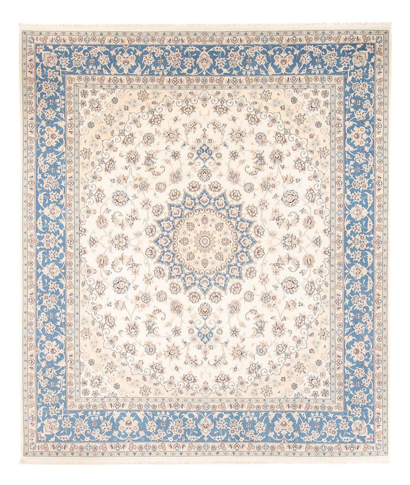 Persisk tæppe - Nain - 265 x 227 cm - creme