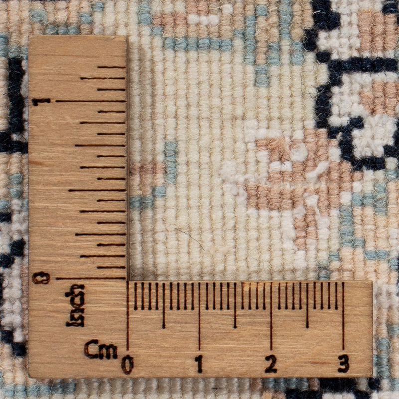 Persisk tæppe - Nain - 260 x 245 cm - mørkeblå