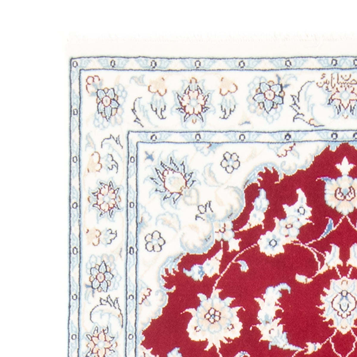 Løber Persisk tæppe - Nain - Royal - 196 x 79 cm - rød