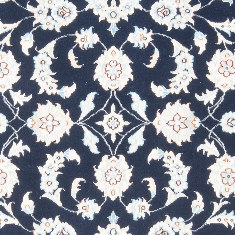 Løber Persisk tæppe - Nain - Royal - 200 x 80 cm - mørkeblå