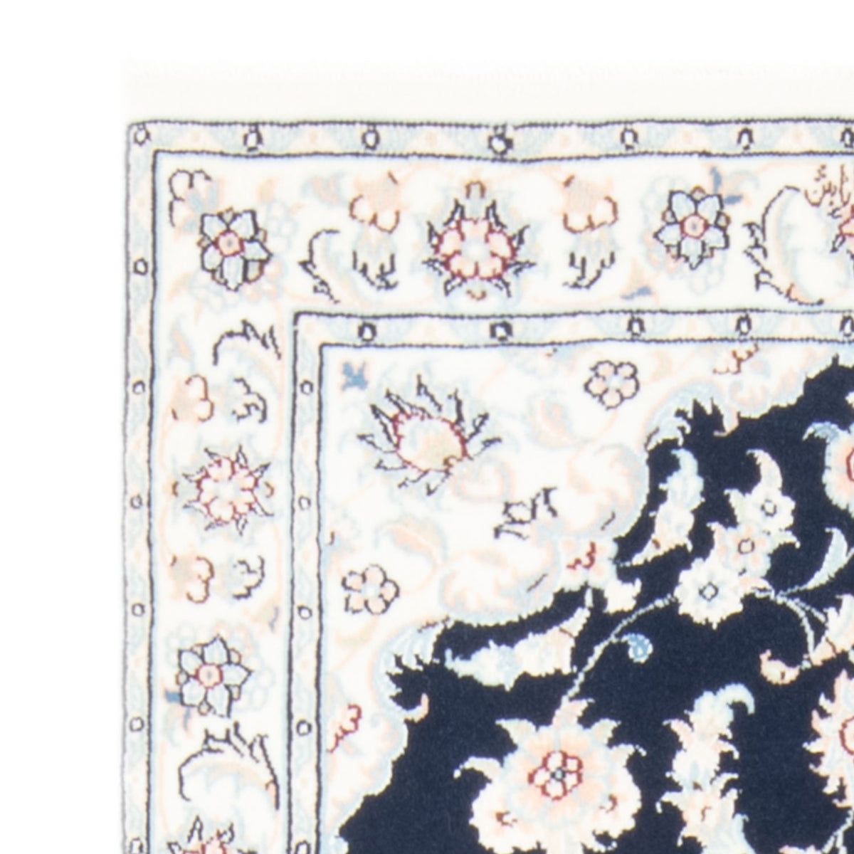 Løber Persisk tæppe - Nain - Royal - 204 x 81 cm - mørkeblå