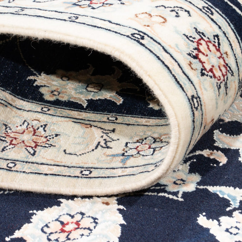 Løber Persisk tæppe - Nain - Royal - 204 x 81 cm - mørkeblå