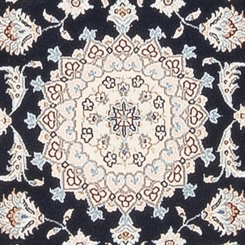 Løber Persisk tæppe - Nain - Premium - 245 x 80 cm - mørkeblå