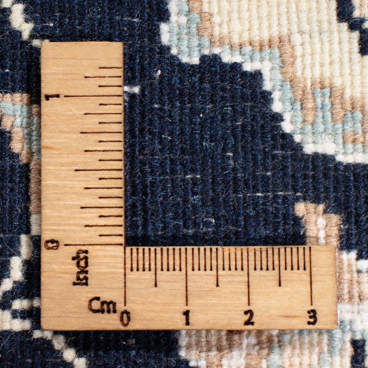 Løber Persisk tæppe - Nain - Premium - 245 x 80 cm - mørkeblå