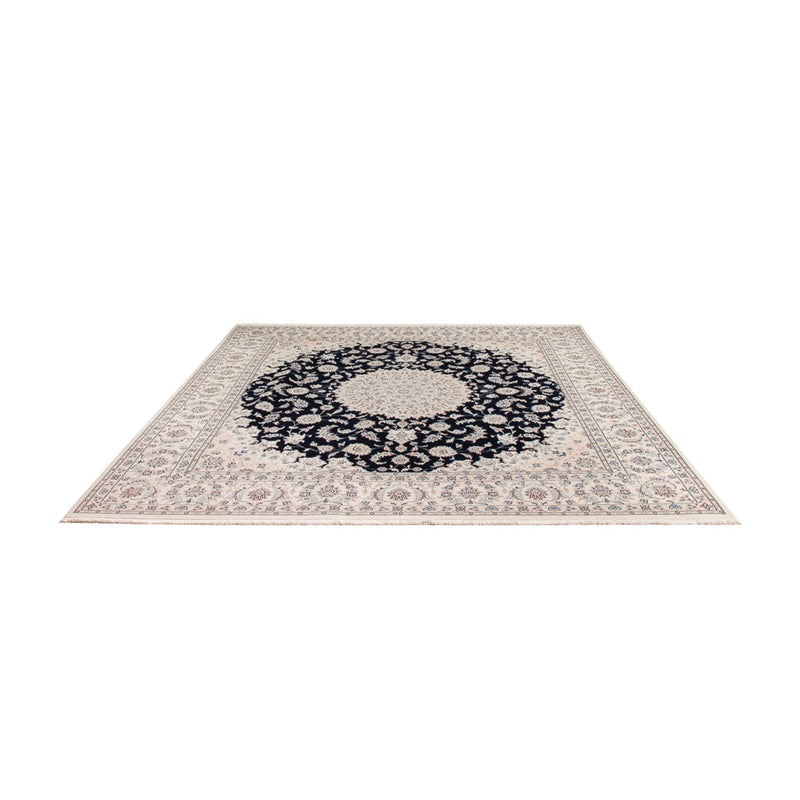 Persisk tæppe - Nain firkantet  - 259 x 247 cm - mørkeblå