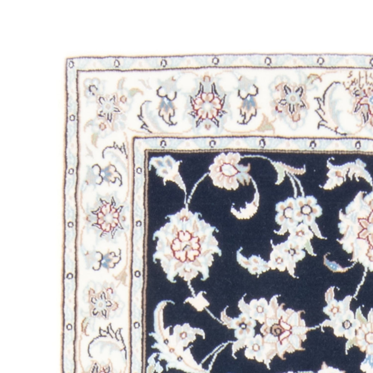 Løber Persisk tæppe - Nain - Royal - 203 x 79 cm - mørkeblå