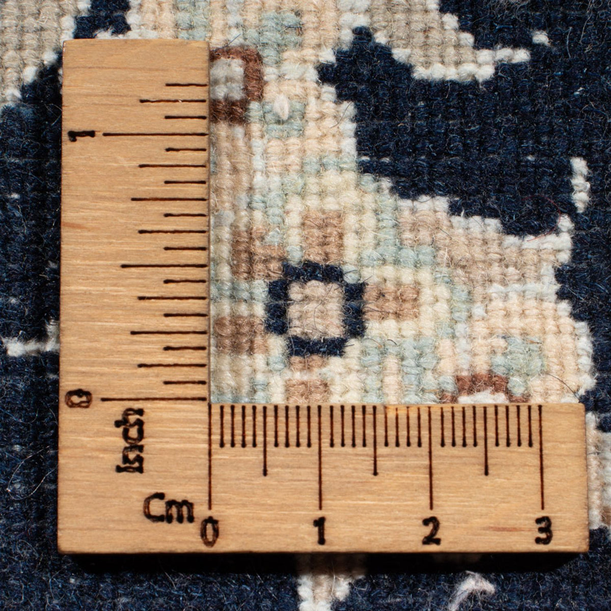 Løber Persisk tæppe - Nain - Royal - 205 x 78 cm - mørkeblå